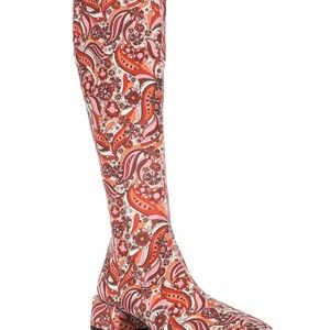 Chelsea and Violet Zayla Groovy Print Knee-High Women's Boots